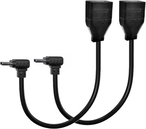 محول USB C إلى USB، كابل محول OTG من النوع C، USB 2.0 نوع C (USB-C) ذكر إلى USB نوع A أنثى كابل محول OTG - 25 سم (90 درجة USB C إلى أعلى/أسفل) (OTGCMLE) in Kuwait