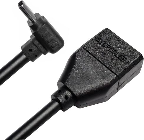 محول USB C إلى USB، كابل محول OTG من النوع C، USB 2.0 نوع C (USB-C) ذكر إلى USB نوع A أنثى كابل محول OTG - 25 سم (90 درجة USB C إلى أعلى/أسفل) (OTGCMLE) in Kuwait