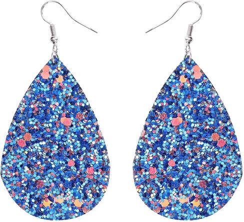 lureme Faux Leather Earrings Set for Women Lightweight Teardrop Handmade Leaf Earrings (er006191) in Saudi Arabia