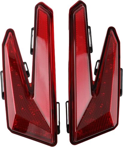 Set of 2 LED Taillights, 710004744 710004743 Black Rear Brake Stop Lights Tail Lamps, Compatible with Can-Am Maverick X3 Max XDS XRS X DS RS RC MR Turbo R RR 2017-2024, Tail Light Assembly in Saudi Arabia