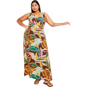 Women's Apparel Women's Plus Size Iman Print Dress