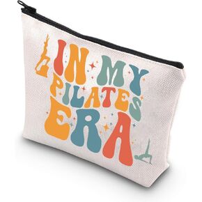 G2TUP Pilates Makeup Bag Pilates Lover Gifts In My Pilates Era Gifts Pilates Teacher Gifts Pilates Instructor Zipper Bag (My Pilates)