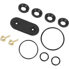 Motoforti Heater Control Valve Repair Kit,for Mercedes-Benz 300SL 1991-1993,Rubber Metal,0018301484,Black