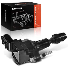 A-Premium Ignition Coil Pack Set of 6 Compatible with Buick, Chevrolet, Pontiac, Saturn - 2.0L 2.4L Engine - Equinox 2011-2017, LaCrosse 2010-2016, Malibu 2007-2017, G5 2007-2010, G6 2006-2010