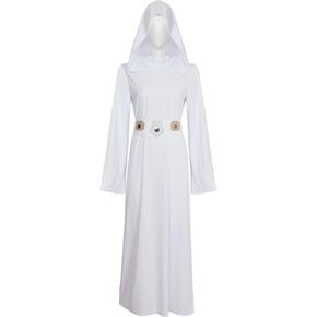 Princess Costume for Women Cosplay Outfits Dress Tunic Robe with Belt