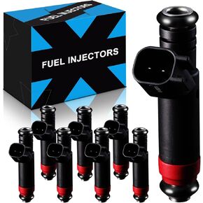 Upgraded Fuel Injectors Fits For:-Ford For:-Mustang GT 2005-2008 Explorer 2006-2009 Explorer Sport Trac For:-Mercury Mountaineer V8 4.6L 2005 2006 2007 2008 2009 2010, OE# FJ461 (set of 8)