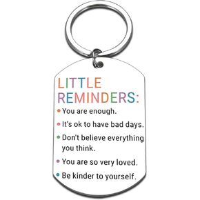 Stocking Stuffers for Adults, Inspiration Keychain for Men Women, Farewell Gifts for Coworkers, Gifts for College Girls, Secret Santa Gifts for Coworkers Friends, Christmas Gifts for Her Him