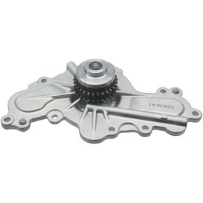 IRONTREE AW6348 Water Pump Kit with Gasket (W/Double-Row Sprocket) for 11-19 Ford Explorer Edge Taurus Fusion Flex, 11-19 Lincoln MKX MKT Continental MKS MKZ, 11-15 MAZDA 6 CX-9, 3.5L 3.7L, AA5Z8501C