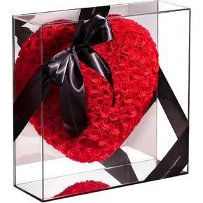 Preserved Roses for Women, Forever Flowers Box for Wedding Dining Living Room Office House Decoration, Christmas Birthday Valentines Day Anniversary Flower Gifts for Mom Girlfriend Wife(About 100pcs)
