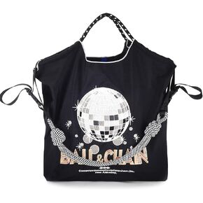 Ball&Chain Embroidery Nylon Tote Bag for Women, Bridal Shower Gifts for Bride, Wedding Bachelorette Bride Gifts Shoulder Bag