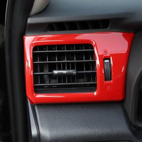 Voodonala for 4Runner Center Console Air Conditioner Outlet Vent Trim Compatible with Toyota 4Runner SUV 2010-2023(Carbon Fiber Black,2Pcs/Set)