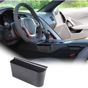Center Console Gear Shift Organizer Tray Compatible with Chevrolet Corvette C7 2014-2019 Car Interior Console Side Storage Box Accessories