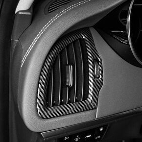 YOUTOOCAR Carbon Fiber Pattern Air Outlet Vent Cover Trims Compatible with Kia Stinger 2017-2024 Accessories
