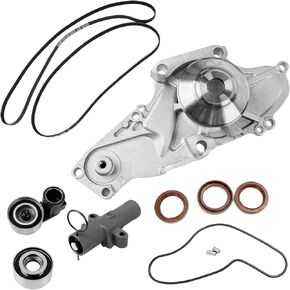 TCKWP215 Timing Belt Water Pump Kit Engine Timing Belt Kit Fits for 1998-2005 GS300, 2001-2005 IS300 3.0L, Replace OE TS26215 ITM215 TBK215