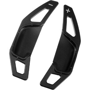 Motoforti Steering Wheel Shift Paddle Shifter Extension Trim Cover Fit for Toyota Camry Corolla - Pack of 2 Black Long-lasting in Saudi Arabia