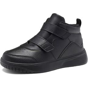 Boys Girls Sneakers for Kids High Top Casual Lightweight Classic Adjustable Strap Dual Hook and Loops Running Shoes