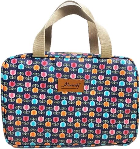 Large Makeup Bag Toiletry Bag for Women Make Up Bag Cosmetic Bag Toiletries Bag Brush Bags for Traveling (Navy Duck) in Kuwait