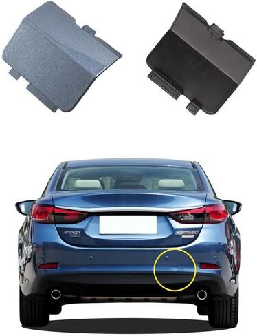 Car Rear Bumper Tow Hook Cover Compatible with Mazda 6 Atenza 2013 2014 2015 2016 2017 2018 Trailer Cover Cap GJR9-50-EK1-51 Small Lid Towing Eye Cap Blue in Saudi Arabia