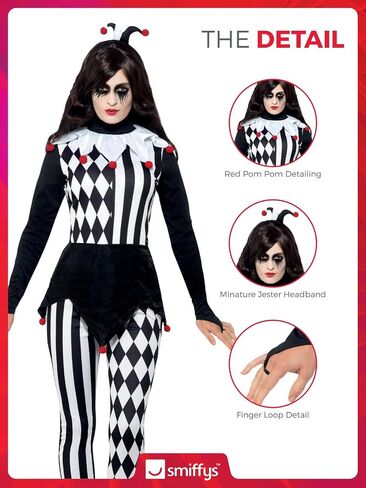 Smiffys Women's Halloween Female Jester Costume in Kuwait