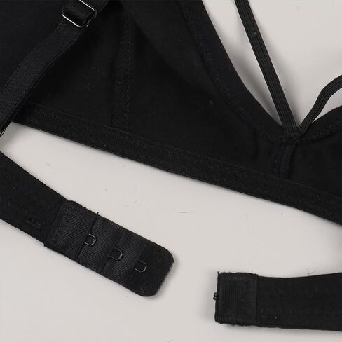 حمالة صدر للنساء بدون خياطة غير مبطنة ورقبة على شكل حرف V حمالة صدر مثلثة لاسلكية in Kuwait