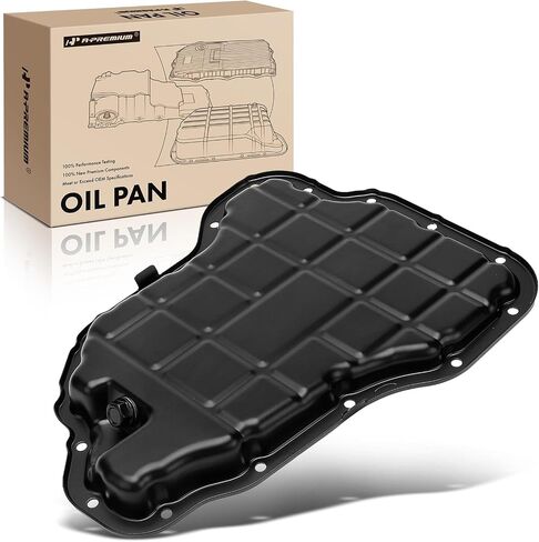 A-Premium Engine Oil Pan Sump with Drain Plug Compatible with Kia Sorento 2019-2020, Telluride 2020-2024, Cadenza 2019-2020 & Hyundai Palisade 2020-2024, 3.3L 3.8L, Replaces 215103LFB0 in Saudi Arabia