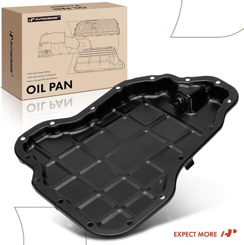 A-Premium Engine Oil Pan Sump with Drain Plug Compatible with Kia Sorento 2019-2020, Telluride 2020-2024, Cadenza 2019-2020 & Hyundai Palisade 2020-2024, 3.3L 3.8L, Replaces 215103LFB0 in Saudi Arabia