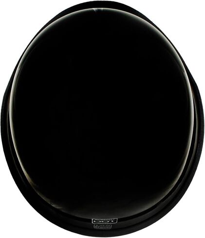 Milwaukee Helmets MPH9741DOT 'Motorrad' DOT German Style Gloss Black Half Face Motorcycle Helmet for Men and Women Biker - Large in Saudi Arabia