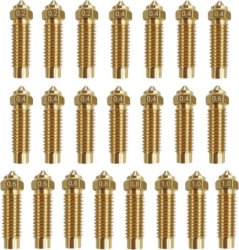 15PCS Barss Nozzles Kit for Neptune 4, 3D Printer 7PCS 0.4mm and 2PCS 0.2mm, 0.6mm, 0.8mm, 1.0mm Nozzles Kit Only for Elegoo Neptune 4, Neptune 4 Pro in Saudi Arabia