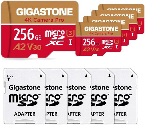 [5-Yrs Free Data Recovery] Gigastone 32GB 2-Pack Micro SD Card, 4K Camera Pro, UHD Video for GoPro, Action Camera, Wyze, DJI, Drone, R/W up to 95/35MB/s MicroSDHC Memory Card UHS-I U3 A2 V30 in Saudi Arabia