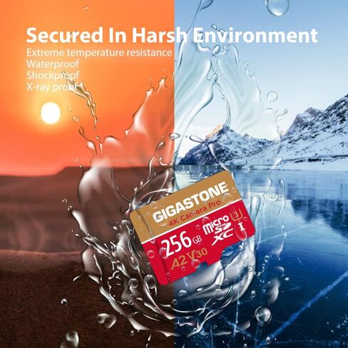 [5-Yrs Free Data Recovery] Gigastone 32GB 2-Pack Micro SD Card, 4K Camera Pro, UHD Video for GoPro, Action Camera, Wyze, DJI, Drone, R/W up to 95/35MB/s MicroSDHC Memory Card UHS-I U3 A2 V30 in Saudi Arabia
