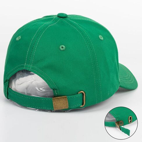 قبعة بيسبول قطنية خضراء قابلة للتعديل، قبعة بيسبول مطرزة لعيد القديس باتريك، قبعات سائقي الشاحنات الأيرلندية لاكي كلوفر للنساء والرجال in Kuwait