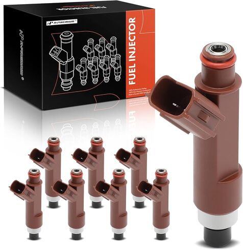 مجموعة A-Premium مكونة من 8 حاقن وقود متوافقة مع Toyota Tundra 4Runner Sequoia 2005-2009، Land Cruiser 2006-2007 وLexus GX470 2005-2009، LX470 2006-2007، 4.7L، استبدال # 2320950080، 232500F020 in Saudi Arabia