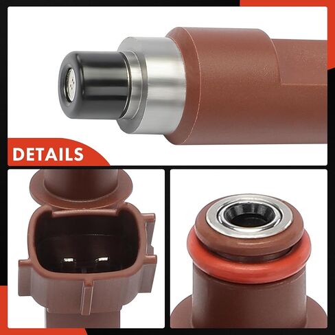 مجموعة A-Premium مكونة من 8 حاقن وقود متوافقة مع Toyota Tundra 4Runner Sequoia 2005-2009، Land Cruiser 2006-2007 وLexus GX470 2005-2009، LX470 2006-2007، 4.7L، استبدال # 2320950080، 232500F020 in Saudi Arabia