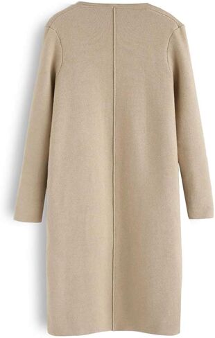 Gothden Women's Casual Open Front Cardigans Long Knit Sweaters Coat with Pockets in Saudi Arabia