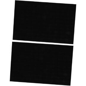 NOLITOY 2pcs Box Jewelry Sponge Pad Ring Displays for Selling Jewelry Foam Insert Ring Holder Black Foam Ring Insert Necklace Liner Cushion Necklace Display Stand Accessories Showcase