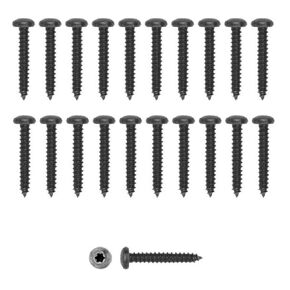 GM Headlight | Bumper Bezel, Grille, Molding T20 Torx Pan Head Trim Screws, Black #8 | FITS: Chevrolet, Buick, Oldsmobile, Pontiac, Cadillac, GMC Trucks, A | B | C | D | E | F | G | H | J | X | Y Body