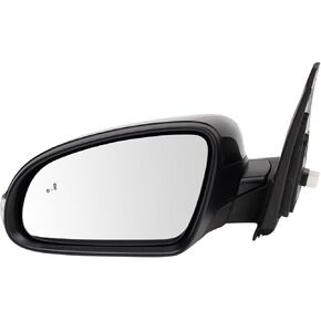 TRQ Left Mirror with Blind Spot Indicator Drivers Side Compatible with 2018-2021 Hyundai Kona HY1320257