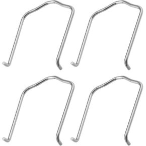 SING F LTD 4PCS Car Radiator Water Hose Flange Retaining Spring Clips 1J0121142 Stainless Steel Intercooler Hose Pipe Retaining Clips Clamps Car Parts