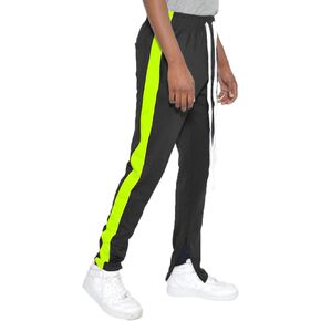 WEIV GEAR Men’s Track Pants – Classic Slim Fit Side Stripe Drawstring Waist Ankle Zipper Active Workout Joggers Sweatpants in Kuwait