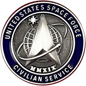 Space Force Lapel Pin: US Space Force Civilian Service