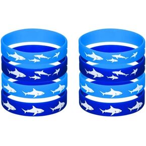 Animal Silicone Bracelets Set Ocean Sea Life Shark Horse Rubber Bracelet Wristbands Colorful Aniaml Silicone Wristbands Bangle Bracelets Party Supplies