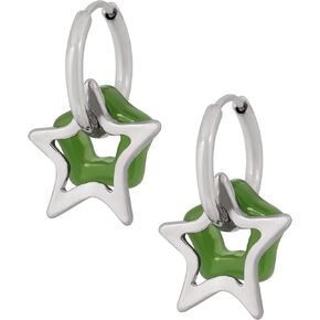 Sacina Y2k Crystal Star Earrings, Star Earrings Y2k, Y2k Earrings, Punk Earrings, Grunge Earrings, Halloween Earrings, Christmas New Year Jewelry Gift For Women