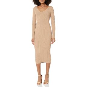 GUESS Women's Essential Long Sleeve Adele Sweater Dress