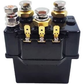 Winch Solenoid Relay Heavy Duty Controller Reversing Contactor 12V 500A 800A Flash 8000LB-15000LB Max for Truck Jeep ATV SUV Snow Plow Spreader Windlasses Hydraulic Pump Reversible Motors