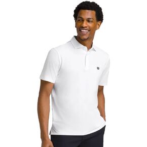 WILSON League Bright White Mens Tennis Polo