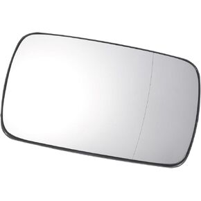 Car Rearview Right Passenger Side Mirror Glass Replacement W/Backing Plate Heated White Glass for BMW 3 Series E30 E36 1982-2000 Automotive Parts