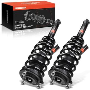 A-Premium Front Pair (2) Complete Strut & Coil Spring Assembly Compatible with Lexus LS400 1990-2000, Driver and Passenger Side, RWD Only