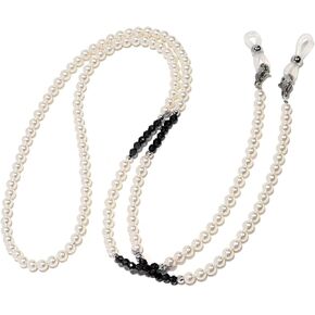 BILIONE Pearl Beaded Eyeglass Chains for Women, Eye Glasses Strap Around Neck, Sunglasses Holder Lanyards