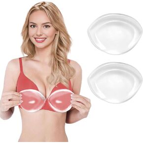 Silicone Bra Inserts-Clear Gel Push Up Breast Pads - Bra Padding Bust Enhancer Bust Push up Pads Swimsuit