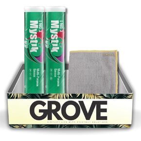 Mystik JT-6 Multi-Purpose #2 Grease 14 oz Bundle with Microfiber Cloth - High-Temperature, Water-Resistant Grease for Superior Anti-Seize Protection Under Heavy Loads - (3 Items)